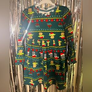 Hanna Andersson Star Wars Grogu/Baby Yoda Christmas Dress